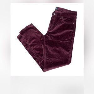 Banana Republic Sloan Fit Pant in Dark Cherry, Size 10